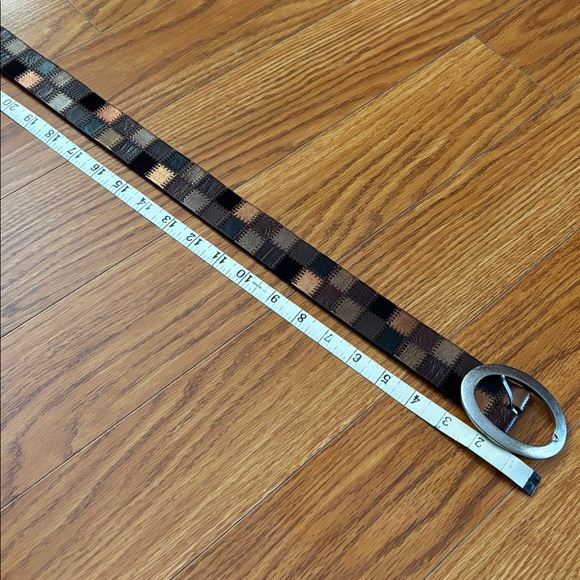 FOSSIL PATCHWORK LEATHER BELT - Picture 6 of 8